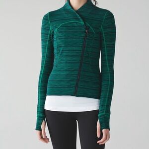 Lululemon Precision Jacket in Cyber Jungle Hero Blue